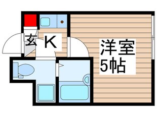 Reberty北千住の物件間取画像